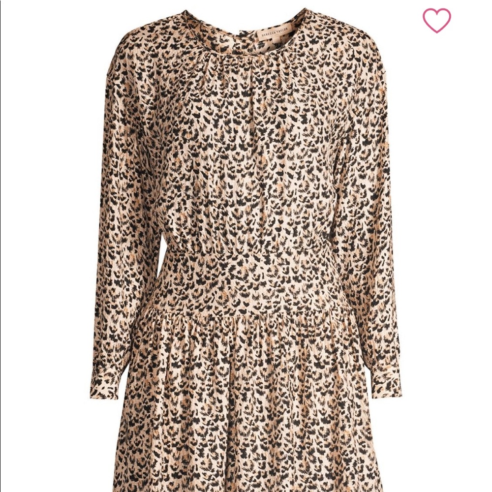 Rebecca Taylor Leopard Silk Mini